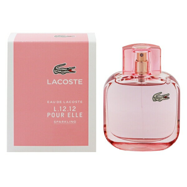 ラコステ 香水 LACOSTE オーデ ラコステ L.12.12 プールエル スパークリング EDT・SP 90ml 【送料無料】【フレグランス ギフト プレゼント 誕生日 レディース・女性用】【オーデ ラコステ EAU DE LACOSTE L.12.12 POUR ELLE SPARKLING EAU DE TOILETTE SPRAY】