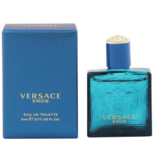 ヴェルサーチェ 香水 VERSACE エロス ミニ香水 EDT・BT 5ml 【フレグランス ギフト プレゼント 誕生日 メンズ・男性用】【エロス EROS EAU DE TOILETTE】