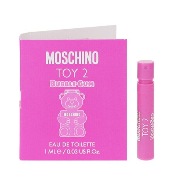 モスキーノ モスキーノ 香水 MOSCHINO トイ2 バブルガム (チューブサンプル) EDT・SP 1ml 【フレグランス ギフト プレゼント 誕生日 レディース・女性用】【TOY 2 BUBBLE GUM EAU DE TOILETTE SPRAY】