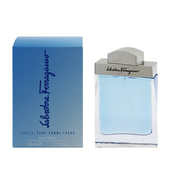 フェラガモ 香水 SALVATORE FERRAGAMO フェラガモ サブティール プールオム フレッシュ EDT・SP 50ml 【あす楽】【フレグランス ギフト プレゼント 誕生日 メンズ・男性用】【フェラガモ サブティール FERRAGAMO SUBTIL POUR HOMME FRESH EAU DE TOILETTE SPRAY】