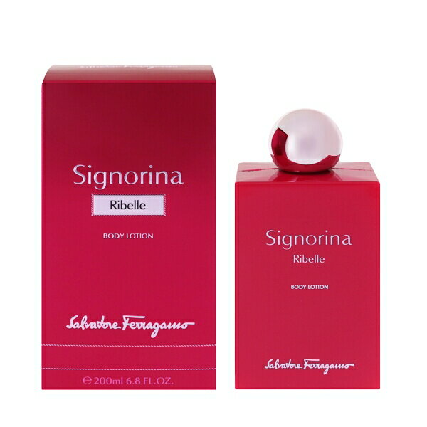 SALVATORE FERRAGAMO シニョリーナ リベレ ボディローション 200ml 【あす楽 送料込み(沖縄 離島を除く)】【フレグランス ギフト プレゼント 誕生日 ボディケア】【シニョリーナ SIGNORINA RIBELLE BODY LOTION】