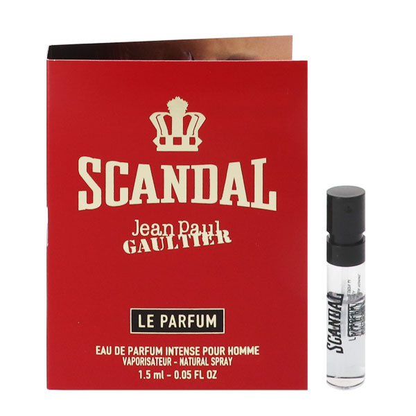 ジャン ポール ゴルチェ 香水 JEAN PAUL GAULTIER スキャンダル プールオム ル パルファム インテンス (チューブサンプル) EDP・SP 1.5ml 【フレグランス ギフト プレゼント 誕生日 メンズ・男性用】【SCANDAL POUR HOMME LE PARFUM EAU DE PARFUM INTENSE SPRAY】