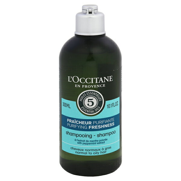 ロクシタン L OCCITANE ファイブハーブス ピュアフレッシュネス シャンプー 300ml 【ヘアケア シャンプー 本体】【AROMACHOLOGIE PURIFYING FRESHNESS SHAMPOO】