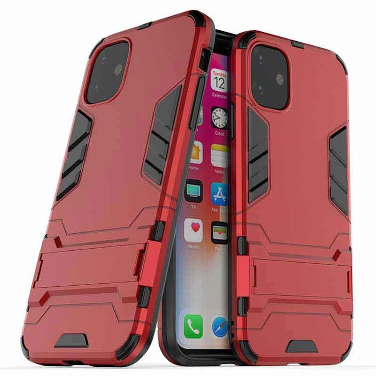 Rakuten - iPhone 11 Pro ケース iPhone 11 Pro 背面型 スタンド機能付き スマホケース レッド #1139977 送料無料 iPhone 11 Pro Case