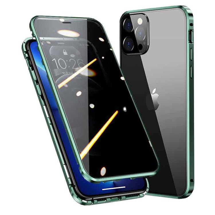 乐天商城 - iPhone 12 ProMax ケース iPhone 12 のぞき防止タイプ ProMax スマホケース B グリーン #1145395 送料無料 iPhone 12 ProMax Case