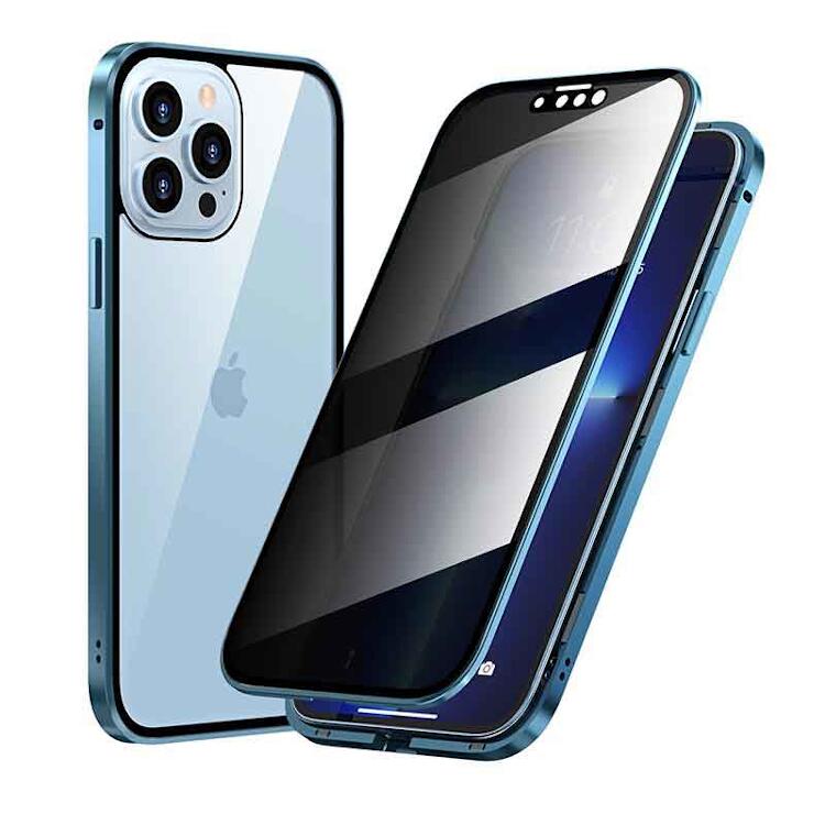 樂天商城 - iPhone 14 ProMax ケース iPhone 14 ProMax 両面ガラスケース B スマホケース ブルー #1151260 送料無料 iPhone 14 ProMax Case