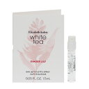 エリザベスアーデン エリザベスアーデン 香水 ELIZABETH ARDEN ホワイトティー ジンジャーリリー (チューブサンプル) EDT・SP 1.5ml 【フレグランス ギフト プレゼント 誕生日 レディース・女性用】【WHITE TEA GINGER LILY EAU DE TOILETTE SPRAY】