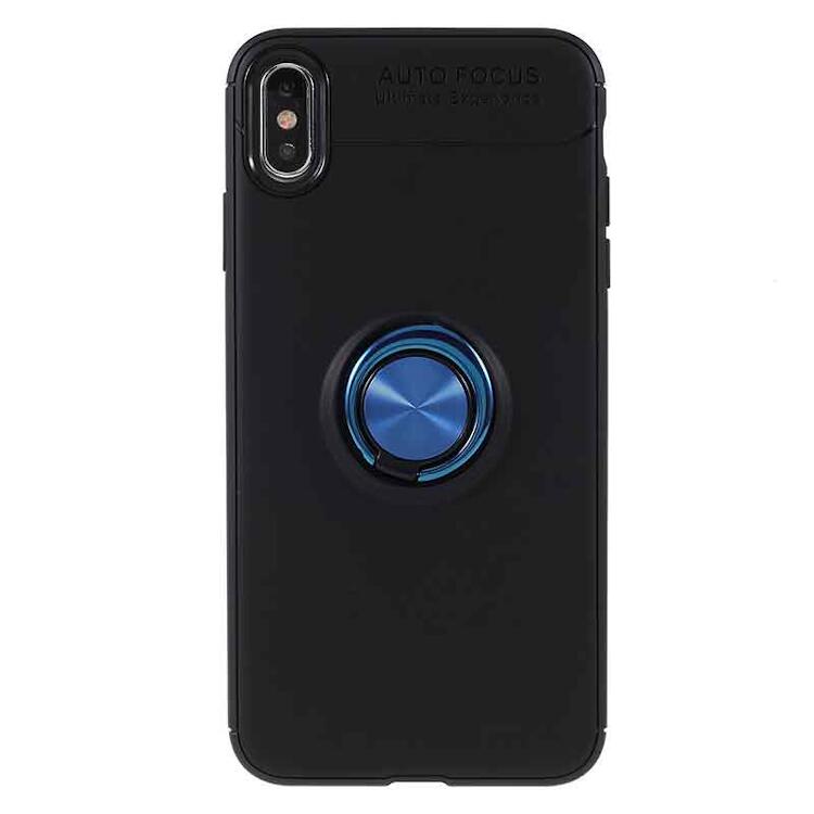 乐天商城 - iPhone XS Max ケース iPhone XS Max スタンド機能 スマホケース ブラック×ブルー #1133792 送料無料 iPhone XS Max Case