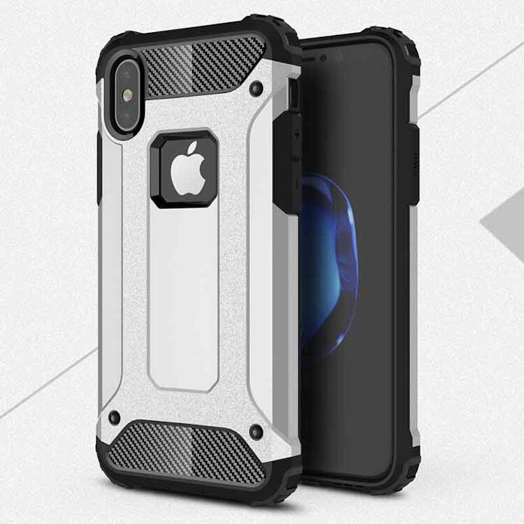 Rakuten - iPhone XS/X ケース iPhone XS/X 背面型 スマホケース シルバー #1131886 送料無料 iPhone XS/X Case