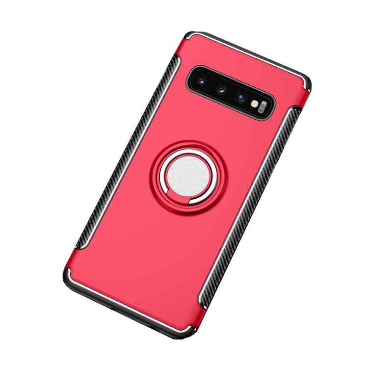 乐天商城 - Galaxy S10 ケース Galaxy S10 背面型 スタンド機能 スマホケース レッド #1130024 送料無料 Galaxy S10 Case