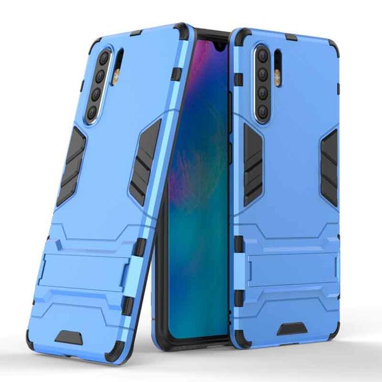 乐天商城 - Huawei P30 Pro ケース Huawei P30 Pro 背面型 スタンド機能付き スマホケース ブルー #1131863 送料無料 Huawei P30 Pro Case