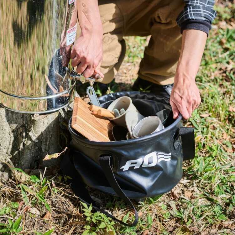 AOクーラーズ コラプシブルバケット 30L ブラック 幅40×高さ30×奥行40cm(30L) #AOM...
