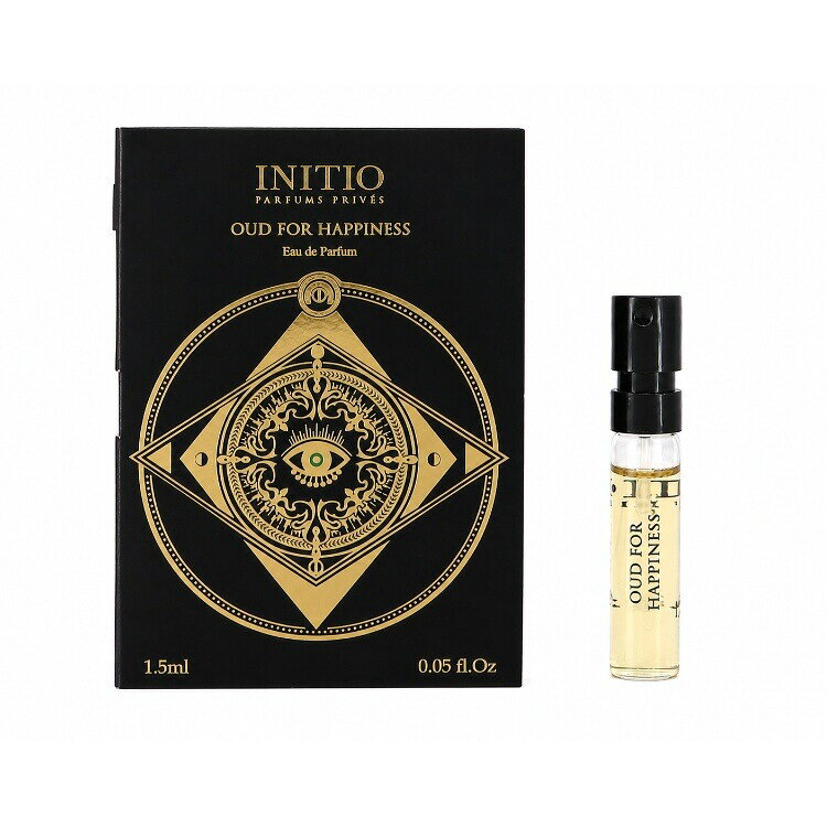 イニシオ パルファン プリベ 香水 お試し メンズ レディース ウード フォー ハピネス (チューブサンプル) EDP・SP 1.5ml 送料無料 香水 フレグランス プレゼント 贈り物 ギフト OUD FOR HAPPINESS INITIO PARFUMS PRIVES