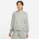 ナイキ ウィメンズ NSW シーズナル クラブ フリース L/S フーディ M ダークレザー×ホワイト #DV5646-063 NIKE