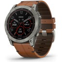 K[~ GARMIN tFjbNX7X Tt@CA fAp[ Ti / `FXgibcU[oh {ꐳK #010-02541-39 K[~yzyX|[cEAEghA AEghA @ށzyfenix 7X Sapphire Dual Power Ti / Chestnut Leather Bandz