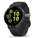 スマートウォッチ ガーミン vivoactive5(ヴィヴォアクティブ5) 日本語正規版 ブラック×スレート #010-02862-40 送料無料 ライフログ GPS 心拍計 vivoactive 5 Black / Slate GARMIN(2)