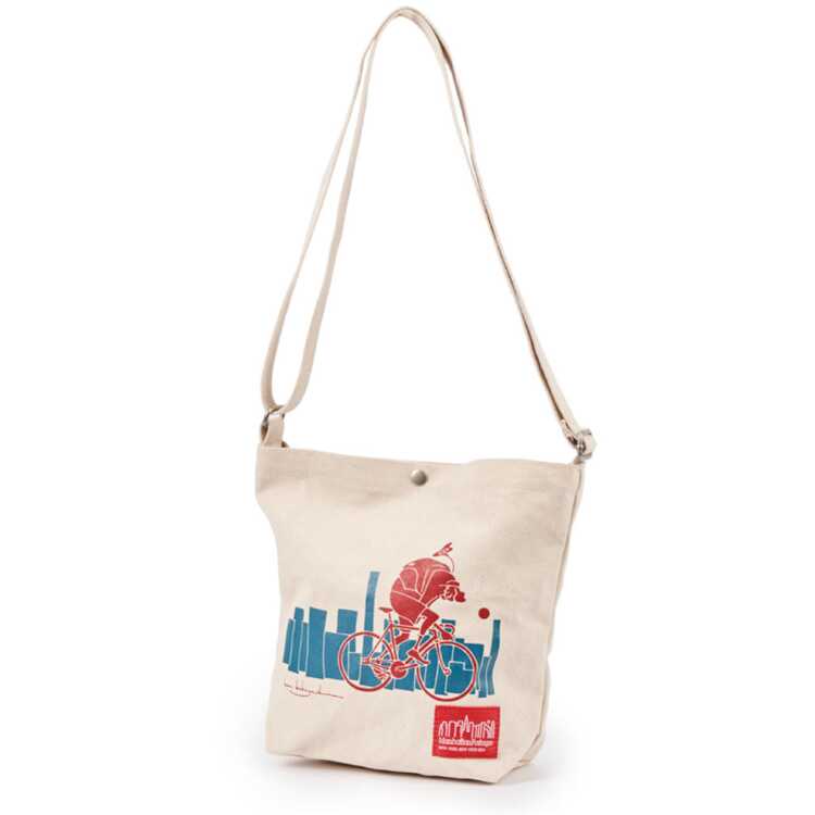 マンハッタンポーテージ MANHATTAN PORTAGE ノース ブラザー ショルダー バッグ XS キャンバスアート 2022 [カラー：ナチュラル] [サイズ：W27/19 H25 10cm] #MP1490CVLART22-0104 【あす楽 送…