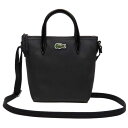 ラコステ L.12.12 CONCEPT 2WAYミニトート ノワール 15×18×7cm #NF2609PO-000 送料込み LACOSTE