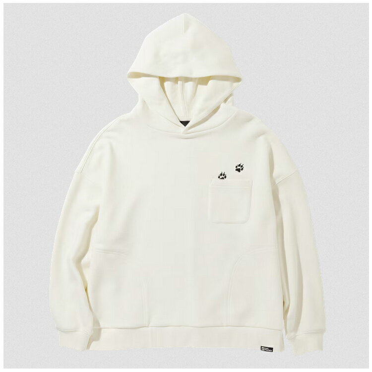 ジャックウルフスキン JP ポー イン PK フーディー(レディース) M オフホワイト #5027782-5055 送料込み JP PAW IN PK HOODIE W V2 OFF-WHITE JACK WOLFSKIN