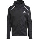 アディダス M FAST MARATHON ジャケット(メンズ) L ブラック #LA984-HK5637 送料込み(沖縄・離島を除く) ADIDAS