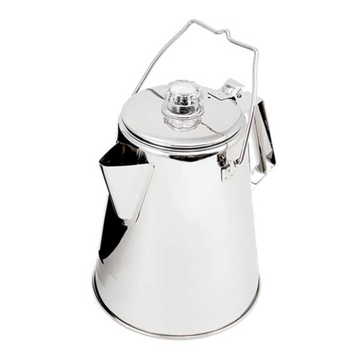 乐天商城 - 【在庫限り】 ジーエスアイ ステンレス コニカル パーコレーター 14CUP 11.5×20cm(2000ml) #11870057B-000 送料込み 【在庫限り】 GSI OUTDOORS