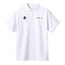 デサント SUNSCREEN ミニ鹿の子 バックロゴ POLO M ホワイト #DMMVJA72-WH DESCENTE