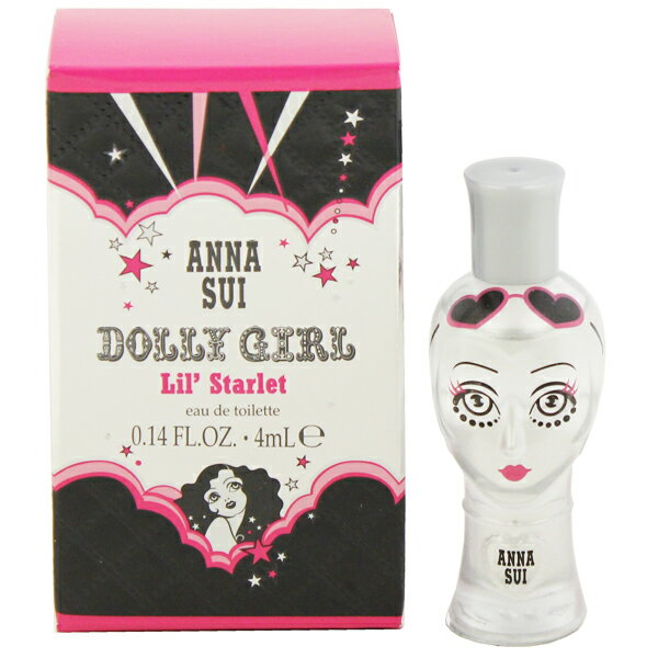 楽天belmo ONLINEアナスイ 香水 ANNA SUI ドーリーガール リルスターレット ミニ香水 EDT・BT 4ml 【あす楽】【フレグランス ギフト プレゼント 誕生日 レディース・女性用】【ドーリーガール リルスターレット DOLLY GIRL LIL STARLET EAU DE TOILETTE】