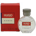 ヒューゴボス 香水 HUGO BOSS ヒューゴ ウーマン ミニ香水 EDT・BT 5ml 【フレグ ...