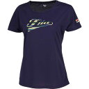 アップリケTシャツ(レディース) M フィラネイビー #VL2696-20 送料込み(沖縄・離島を除く) FILA