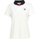 フィラ ポロシャツ(レディース) L オフホワイト #VL2719-02 送料込み(沖縄・離島を除く) FILA