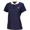 ポロシャツ(レディース) M フィラネイビー #VL2719-20 送料込み(沖縄・離島を除く) FILA