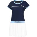 ワンピース(レディース) L フィラネイビー #VL2863-20 送料込み(沖縄・離島を除く) FILA