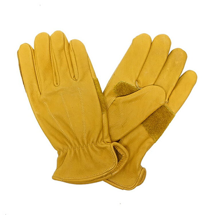 表面にワックスが施された、防水仕様の牛革グローブです。手の甲部分のみ、ヌバックレザーのデザイン。牛革の特性である、丈夫でしっかりとした仕上がりです。急な雨でも気にすることなく使用でき、様々なアウトドアワークで活躍する、対応能力の高いグローブです。ハンター・バイカー・アウトドア全般等、幅広いジャンルで愛用されてます。※画像では、手のひら部分がブラウンですが、現在庫は、黄色に近いブラウンになっています。■品　番：OCG 801 YELLOW■カラー：YELLOW(イエロー)■素　材：100％COW HIDE(牛革) ※表面ワックス加工■生産国：MADE IN CHINA(中国)■サイズ：M(全長23、幅11)cmL(全長24、幅11)cmXL(全長25、幅11)cm■備　考：※サイズは実測値になります。多少の誤差はご容赦ください。※モニターによって色の見え方が異なる場合があります。※ロットにより多少デザインが変更になる場合がございます。メーカーまたは輸入元オレゴニアンキャンパー区分 スポーツ・アウトドア：アウトドア広告文責株式会社ベルモ TEL：042-767-2722※リニューアルや商品生産国での仕様違い等で、外観が実物と掲載写真と異なる場合がございます。また、入荷時期により外観が異なる商品が混在している場合がございますが、ご注文時に外観をご指定いただく事はできかねます。※当店の在庫は、他の運営サイトと共有しております為、他運営サイトの注文状況によっては、ご注文が可能であっても、欠品となる場合がございます。入荷が見込めない商品につきましては、メールにてキャンセルのご案内を致します。当社では上記の点をご理解いただいた上でのご注文という形で対応させていただきます。スポーツ・アウトドア&nbsp;>&nbsp;アウトドア&nbsp;>&nbsp;ウェア&nbsp;>&nbsp;メンズウェア&nbsp;>&nbsp;手袋&nbsp;>&nbsp;レザーグローブスポーツ・アウトドア:アウトドア:ウェア:メンズウェア:手袋:レザーグローブオレゴニアンキャンパ— キャンパーグローブ [カラー：イエロー] [サイズ：XL] #OCG-801-YELLOW