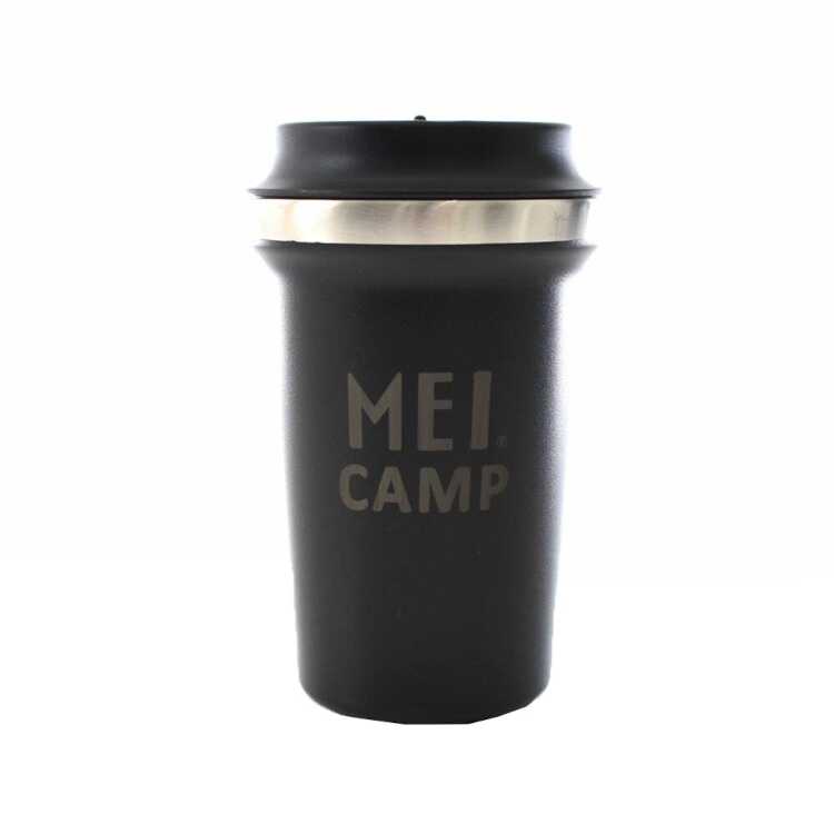 MCM メイ MEI MEI CAMP コーヒータンブラー 蓋付き [カラー：ブラック] [サイズ：高さ14cm×横幅8.5cm] #CMP000003-BLACK 【あす楽】【スポーツ・アウトドア その他雑貨 】