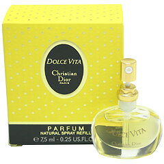 クリスチャン ディオール 香水 CHRISTIAN DIOR ドルチェヴィータ (レフィル) P・SP 7.5ml 【送料込み(沖縄・離島を除く)】【フレグランス ギフト プレゼント 誕生日 レディース・女性用】【ドルチェヴィータ DOLCE VITA PARFUM REFILL SPRAY】