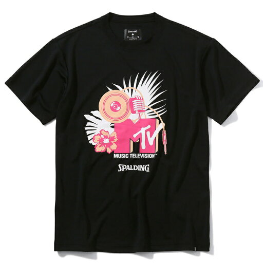 スポルディング Tシャツ MTV ハワイナス(メンズ) L ブラック #SMT22051M SPALDING スポルディング Tシャツ MTV ハワイナス(メンズ) L ブラック #SMT22051M SPALDING