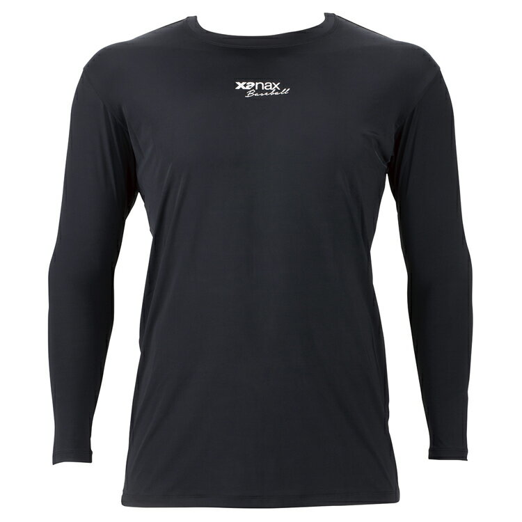ザナックス XANAX コンプリートアンダーシャツ2　ローネック長袖 [カラー：ブラック] [サイズ：S] #BUS762-90 【送料無料】【スポーツ・アウトドア 野球・ソフトボール ウェア】