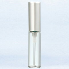 ヤマダアトマイザー 香水 YAMADA ATOMIZER グラスアトマイザー シンプル 5204 クリアボトル/キャップマットシルバー 4ml 【フレグランス ギフト プレゼント 誕生日 アトマイザー】【グラスアトマイザ 】