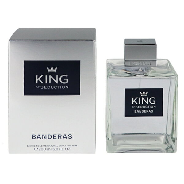 アントニオ バンデラス 香水 メンズ キング オブ セダクション (箱なし) EDT・SP 200ml 送料込み(沖縄・離島を除く) 香水 フレグランス プレゼント 贈り物 ギフト KING OF SEDUCTION ANTONIO BANDERAS