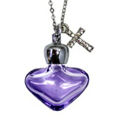 ヒロセ アトマイザー 香水 1cc アロマペンダント密閉栓タイプ 飾り付 17060P ライラッククロス (シルバ..