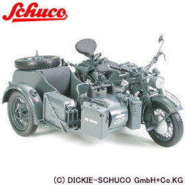 シュコー SCHUCO 1/10 ダイキャスト完成品 ツェンダップ KS750 サイドカー 【送料込 ...