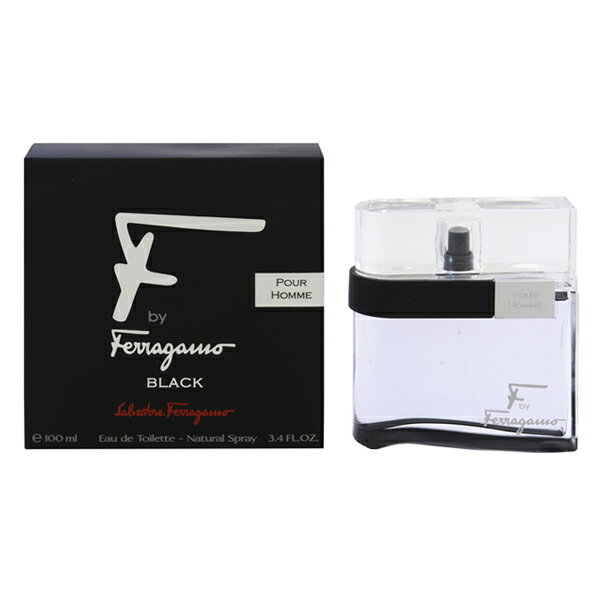 香水 SALVATORE FERRAGAMO エフ バイ フェラガモ プールオム ブラック EDT・SP 100ml 