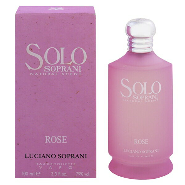 ֥Υץ顼  LUCIANO SOPRANI   EDTSP 100ml (졦Υ)ۡڥե쥰 ե ץ쥼  ǥѡۡڥ SOLO SOPRANI NATURAL SCENT ROSE EAU DE TOILETTE SPRAYۡפ򸫤