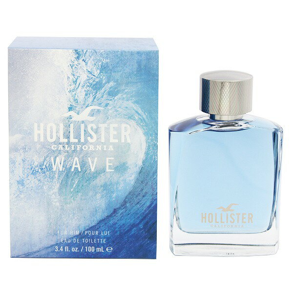 楽天belmo ONLINEホリスター 香水 HOLLISTER ウェーブ フォーヒム EDT・SP 100ml 【あす楽 送料込み】【フレグランス ギフト プレゼント 誕生日 メンズ・男性用】【WAVE FOR HIM EAU DE TOILETTE SPRAY】