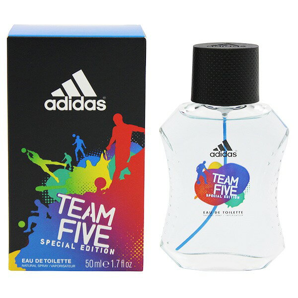 アディダス 香水 ADIDAS チーム ファイブ EDT・SP 50ml 【フレグランス ギフト プレゼント 誕生日 メンズ・男性用】【TEAM FIVE SPECIAL EDITION EAU DE TOILETTE SPRAY】