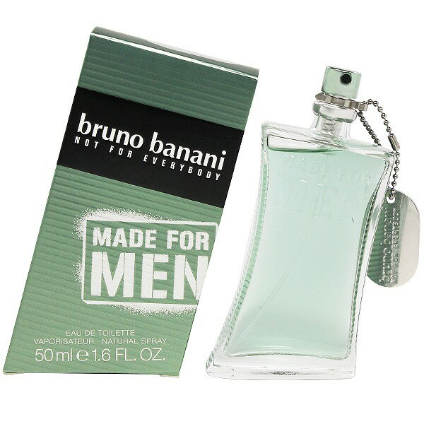 ブルーノバナーニ 香水 BRUNO BANANI メイド フォーメン EDT・SP 50ml 【フレグランス ギフト プレゼント 誕生日 メンズ・男性用】【MADE FOR MEN EAU DE TOILETTE SPRAY】