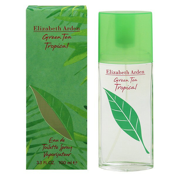 エリザベスアーデン 香水 ELIZABETH ARDEN グリーンティー トロピカル EDT SP 100ml 【あす楽】【フレグランス ギフト プレゼント 誕生日 レディース 女性用】【グリーンティ GREEN TEA TROPICAL EAU DE TOILETTE SPRAY】