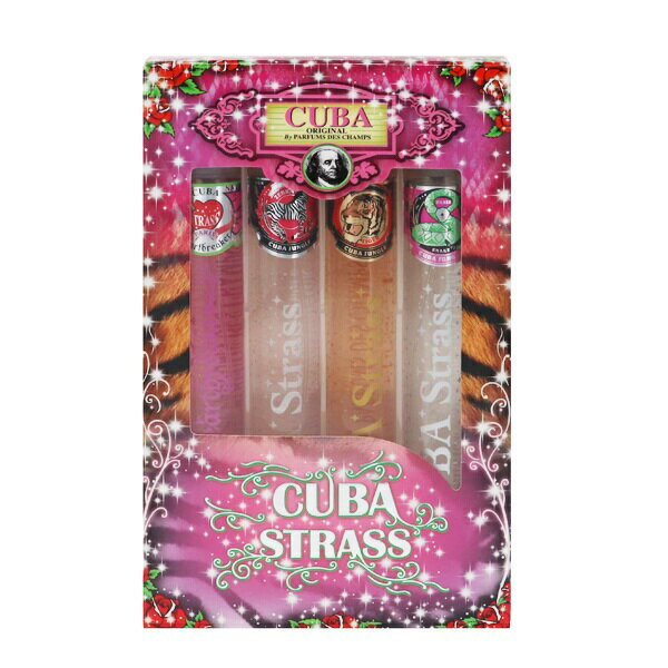 香水 CUBA キューバ 4シガレッツ ストラス フォーウーマン セット 35ml×4 
