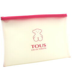 TOUS トウス ポーチ (ピンク×クリア) 【フレグランス ギフト プレゼント 誕生日 その他】