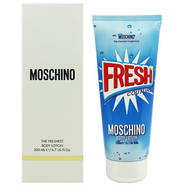 MOSCHINO եå奯塼 ܥǥ  200ml ڤڡۡڥե쥰 ե ץ쥼  ܥǥۡڥեå奯塼 FRESH COUTURE BODY LOTION